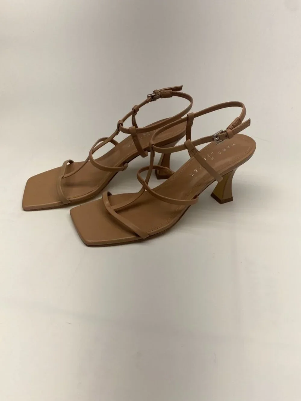 Marc Fisher LTD Womens Dennie Ankle Strap Square Toe Sandal Sz 8